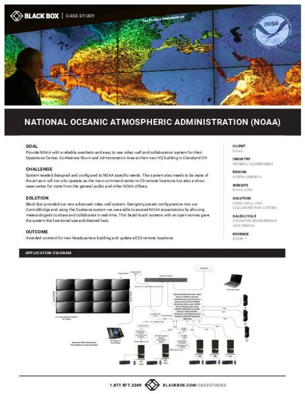 NOAA Advanced Video Wall and Collaboration System