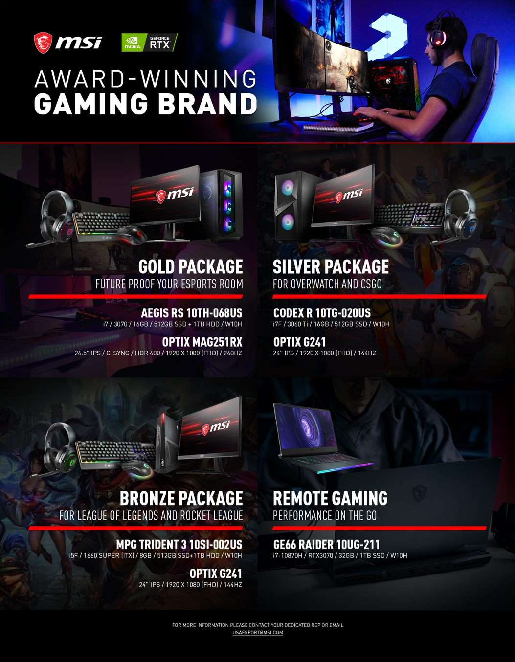 MSI Esports Program 