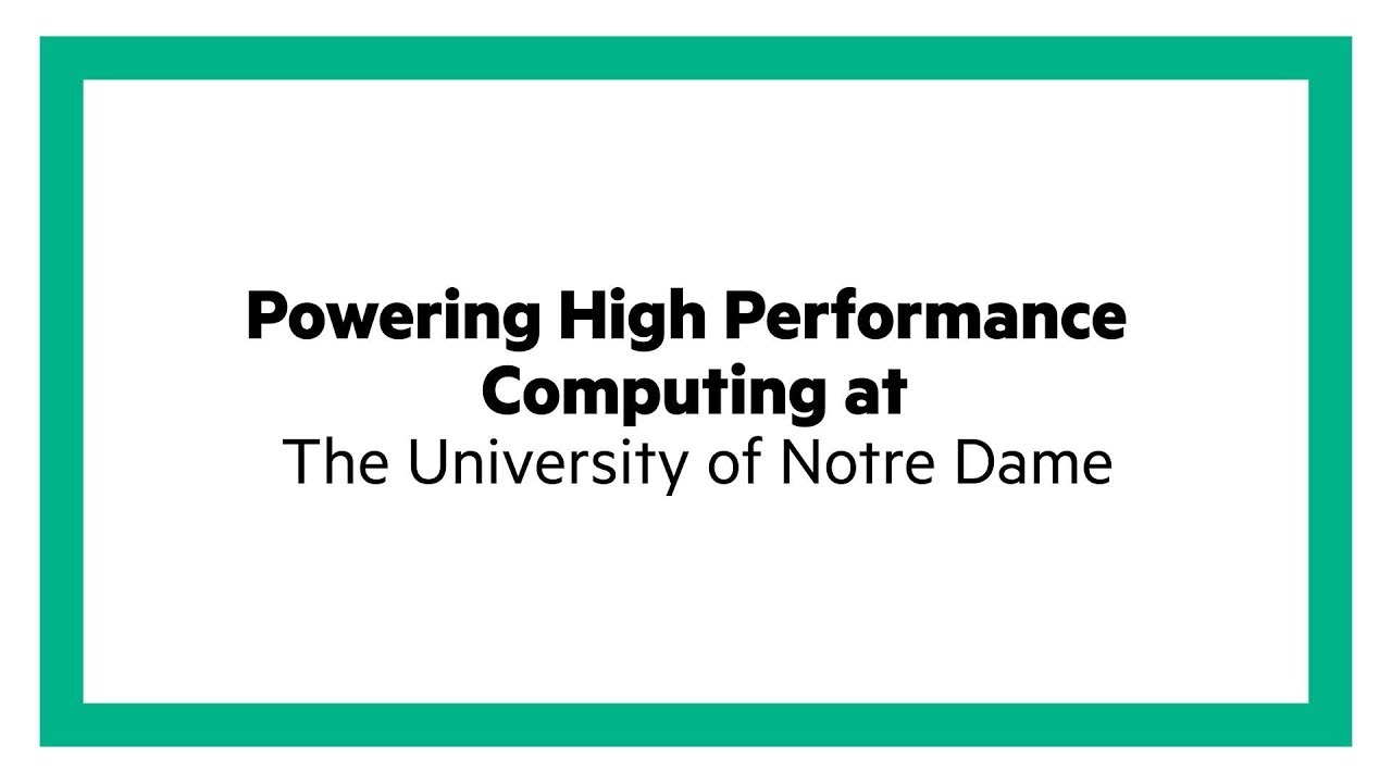 Powering HPC at The University of Notre Dame