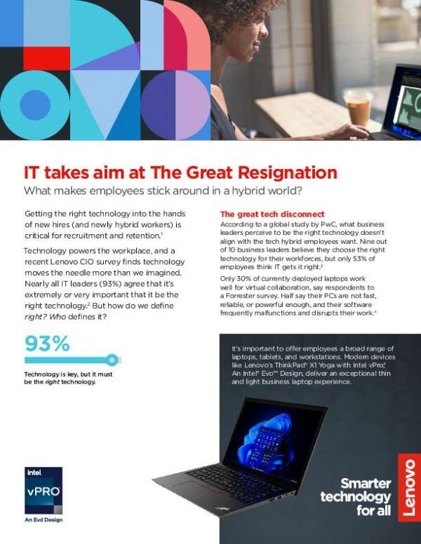  IT takes aim at the Great Resignation