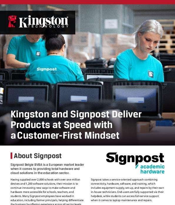 Kingston and Signpost Deliver Products at Speed with a Customer-First Mindset