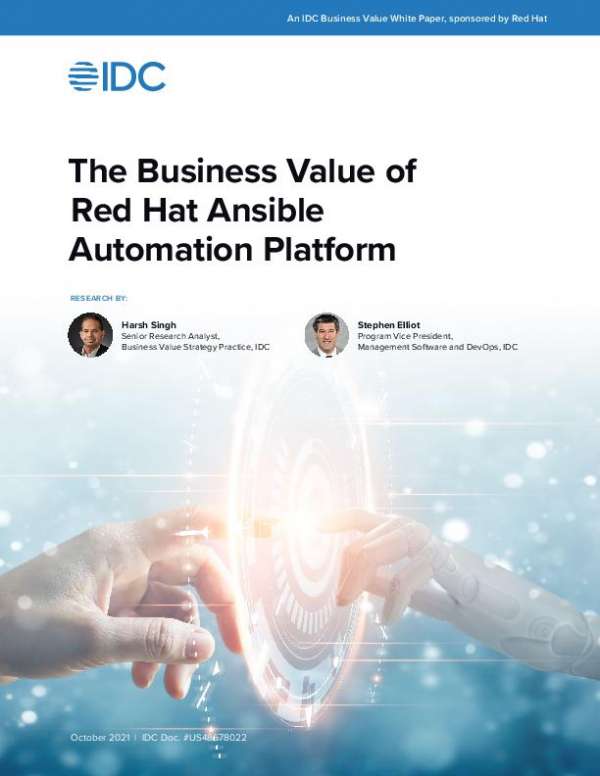 The Business Value of Red Hat Ansible Automation Platform