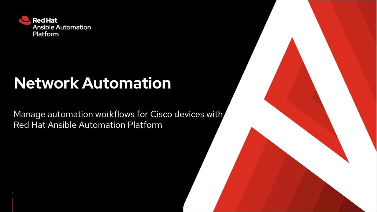 Manage your Cisco devices with Red Hat Ansible Automation Platform