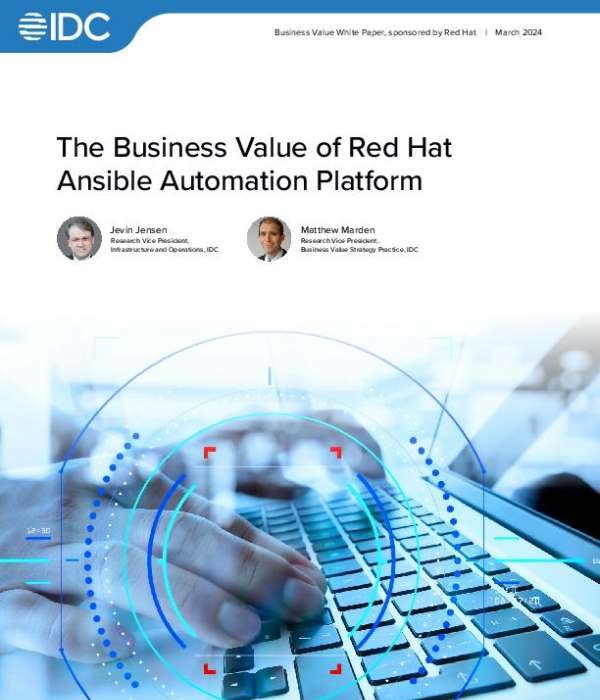 The business value of Red Hat Ansible Automation Platform