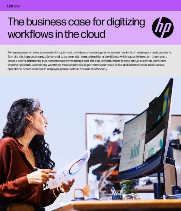 The business case for digitizing workflows in the cloud