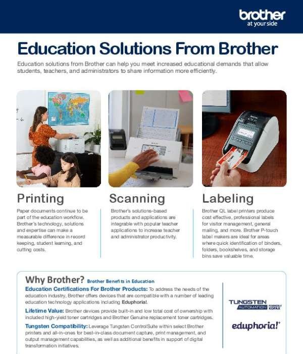 Education Solutions from Brother