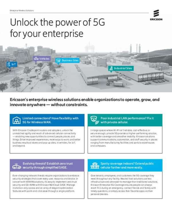 Unlock the power of 5G for your enterprise