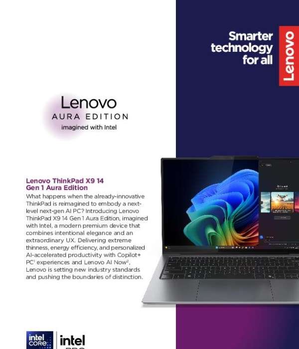 ThinkPad X9 14 Gen 1 Aura Datasheet