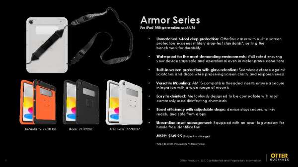 Armor Series For iPad 10th generation and A16