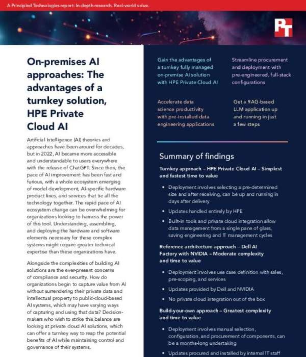 HPE Private Cloud AI Turnkey Solution
