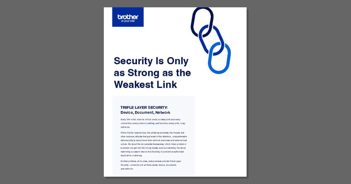Security Is Only as Strong as the Weakest Link