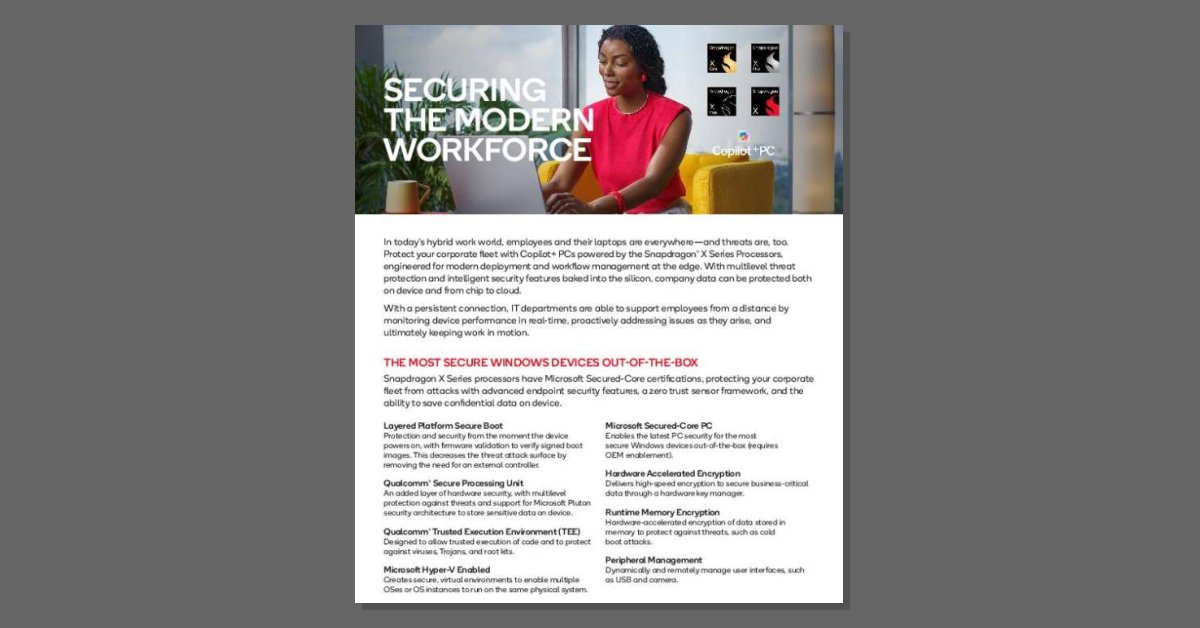 Securing the Modern Workforce