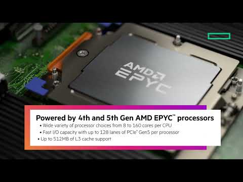 HPE ProLiant DL385 Gen11 virtual tour animated video