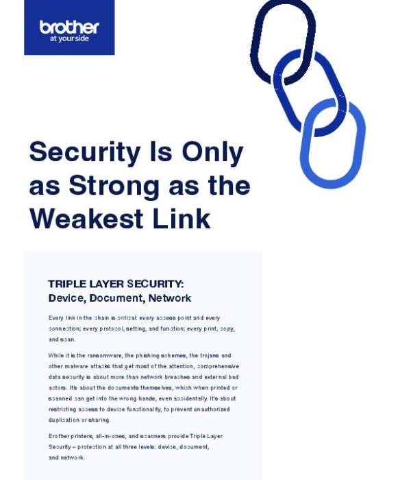 Security Is Only as Strong as the Weakest Link
