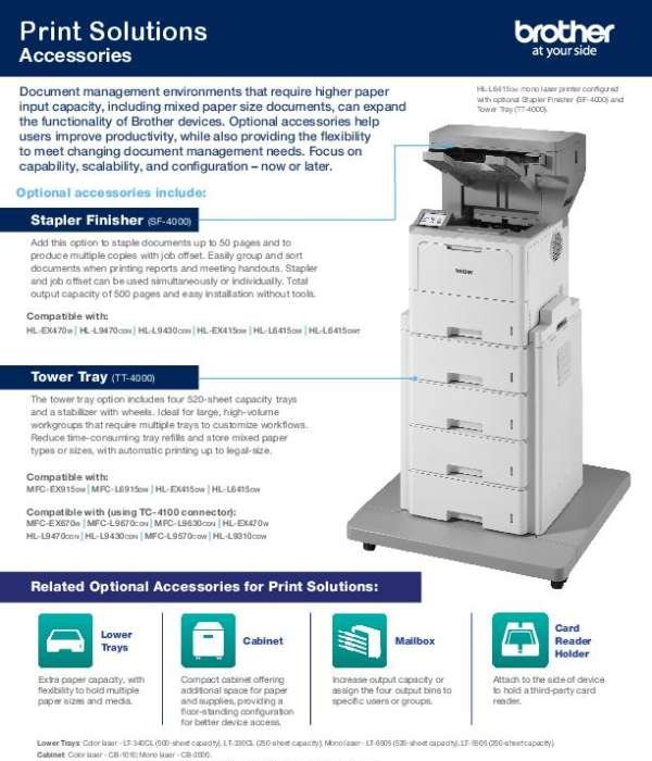 Brother Print Solutions: Accessories