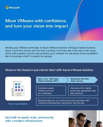 Move VMware with confidence, and turn your vision into impact