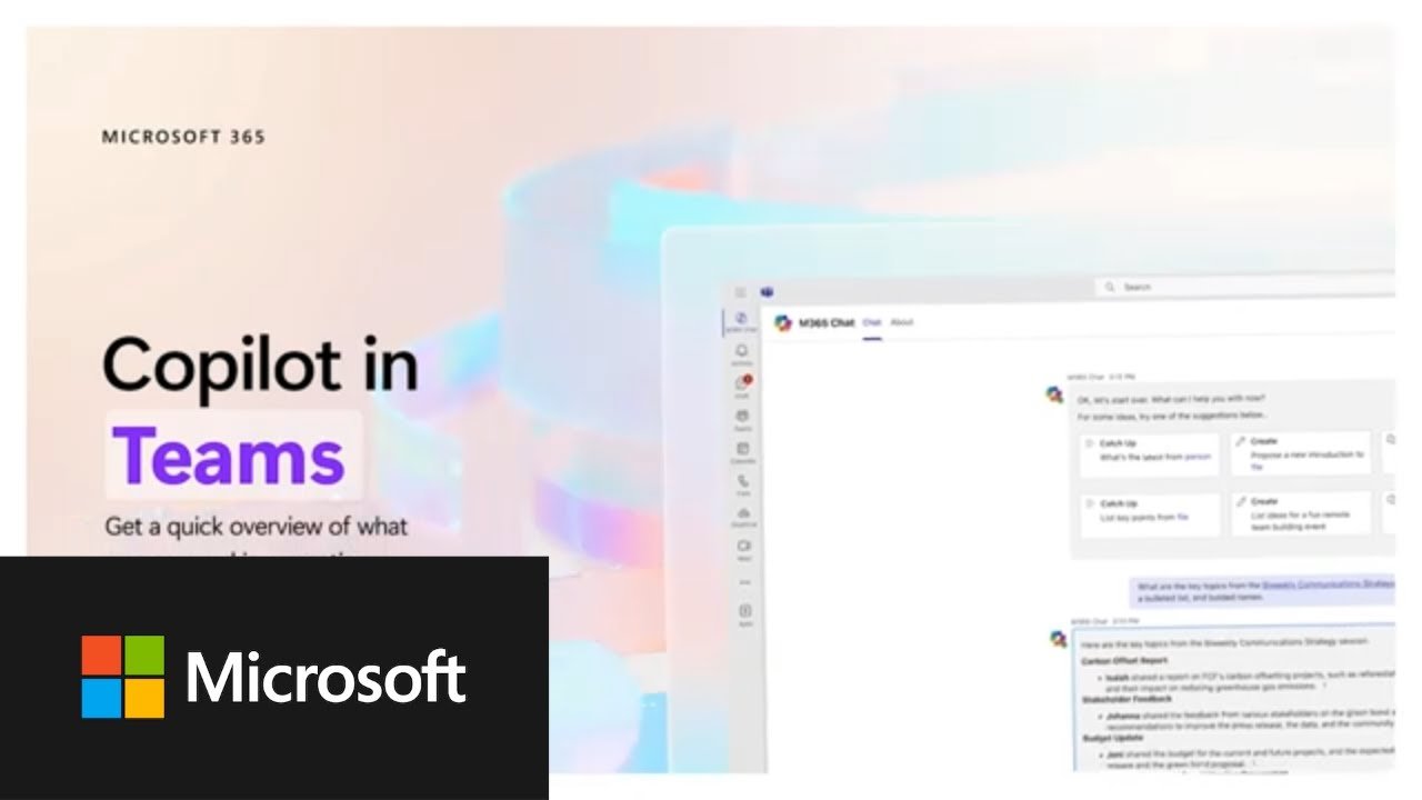 Copilot in Teams | Get meeting overviews