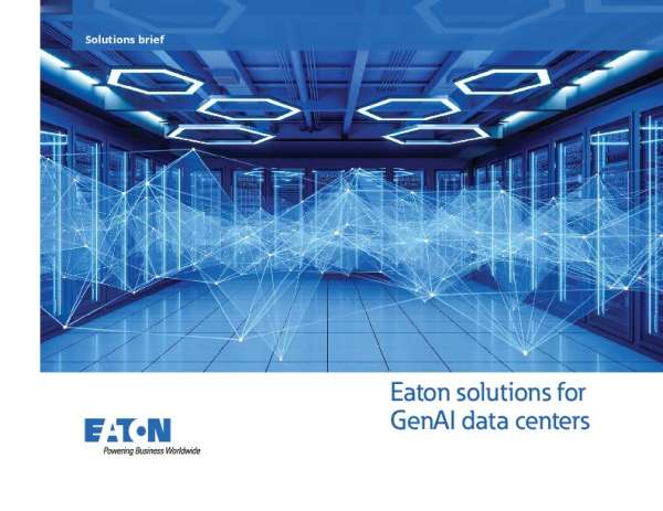 Eaton solutions for GenAI data centers