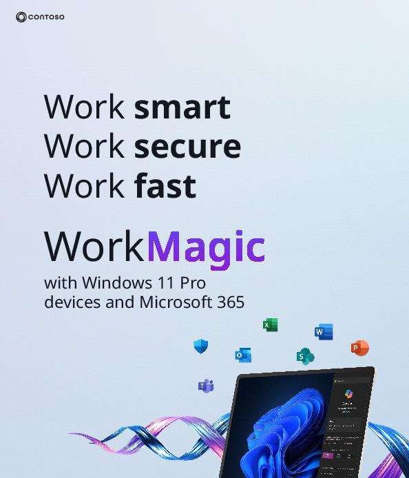 WorkMagic with Windows 11 Pr devices and MS 365