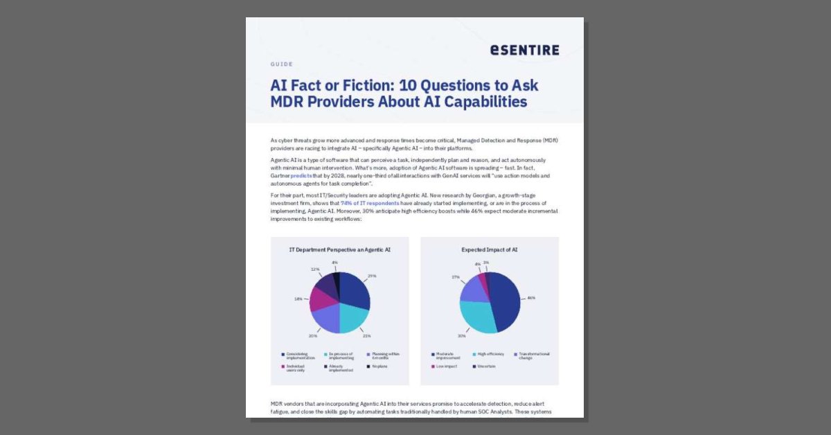 AI Fact or Fiction: 10 Questions to Ask MDR Providers About AI Capabilities