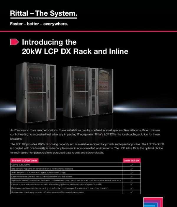 Introducing the 20kW LCP DX Rack and Inline