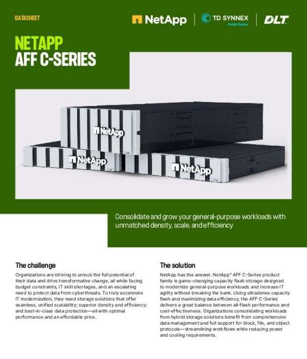 NetApp AFF C-Series