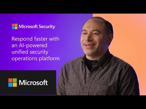 Respond faster with an AI-powered unified security operations platform