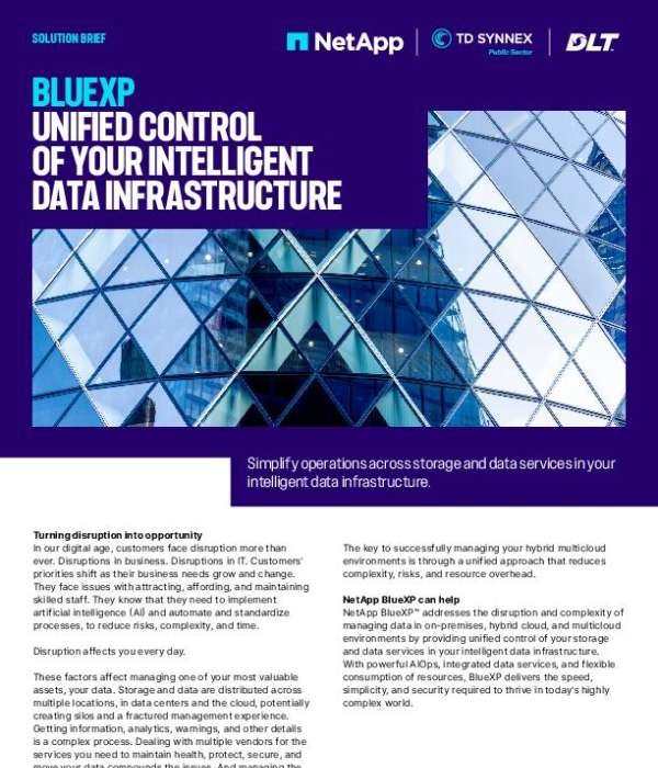 Unified Control of Your Intelligent Data Infrastructure