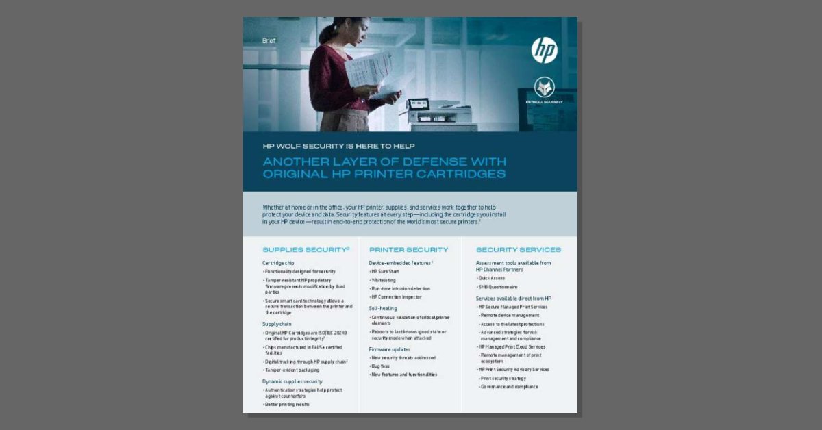 HP Wolf Security is Here to Help