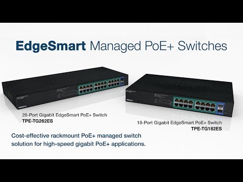 EdgeSmart Managed Rackmount PoE+ Switches