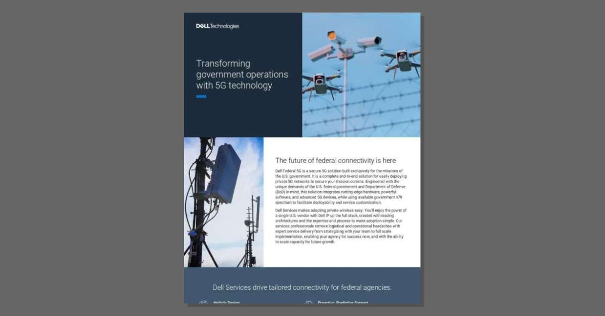 Transforming government operations with 5G technology