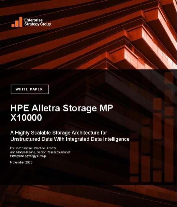 ESG Group Report:  HPE Alletra Storage MP X10000
